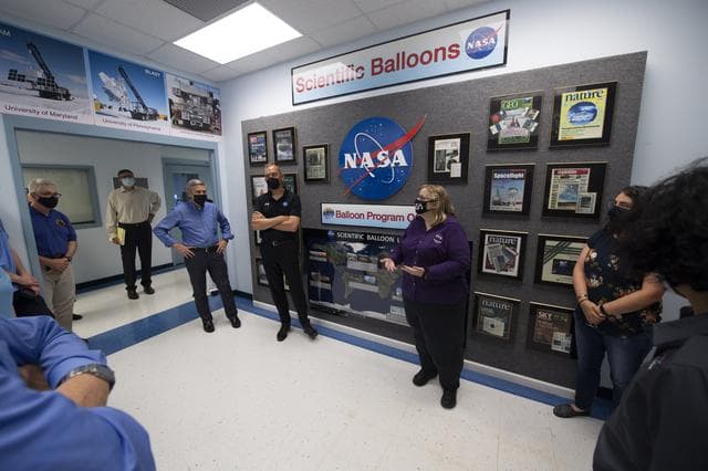 NASA image: NASA Leadership Tours Wallops Flight Facility
