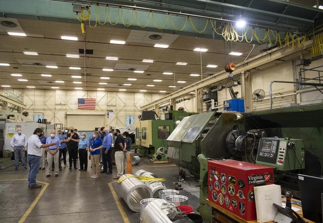 NASA image: NASA Leadership Tours Wallops Flight Facility