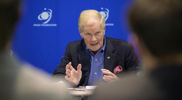 NASA image: Space Symposium Media Briefing