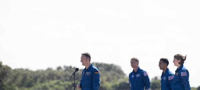 NASA image: SpaceX Crew-3 Crew Arrival