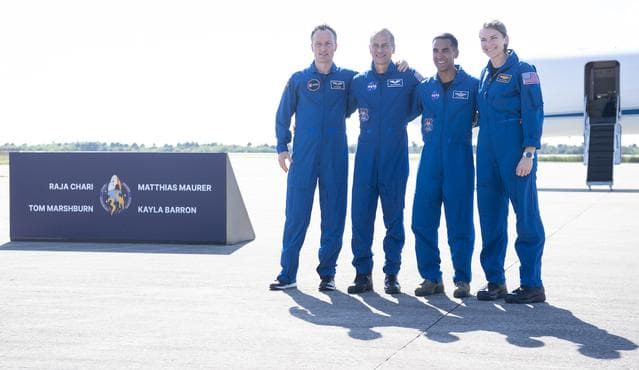NASA image: SpaceX Crew-3 Crew Arrival