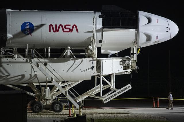 NASA image: SpaceX Crew-3 Rollout