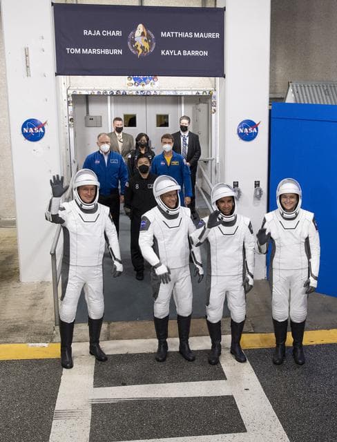 NASA image: SpaceX Crew-3 Crew Walkout