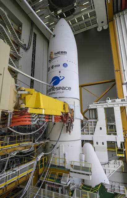 NASA image: Ariane 5 Rollout with James Webb Space Telescope