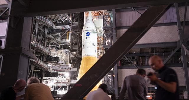 NASA image: Artemis I First Rollout