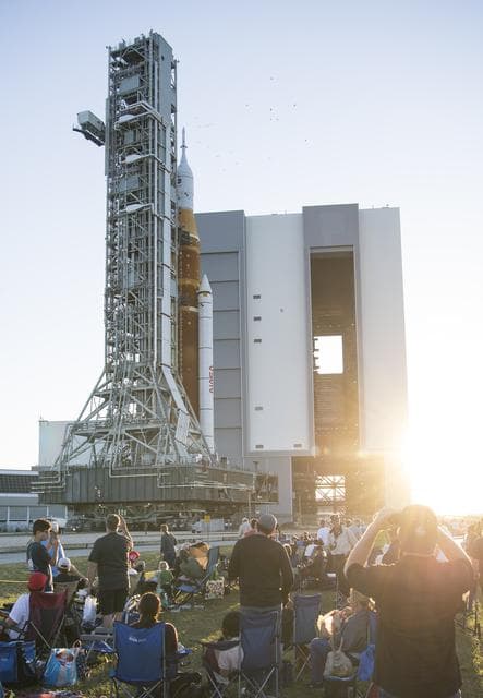 NASA image: Artemis I First Rollout