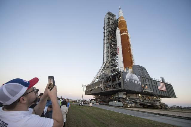 NASA image: Artemis I First Rollout