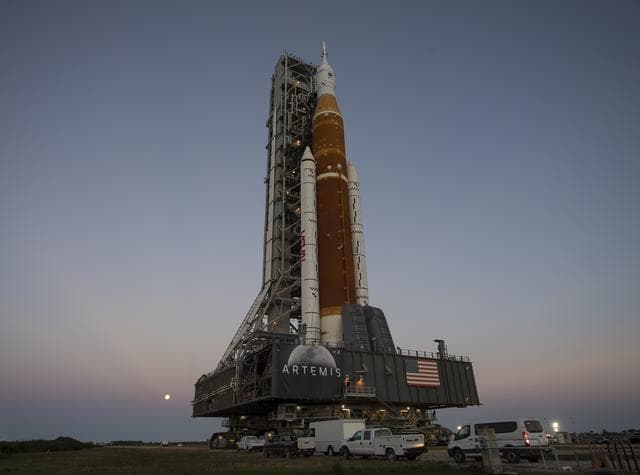 NASA image: Artemis I First Rollout