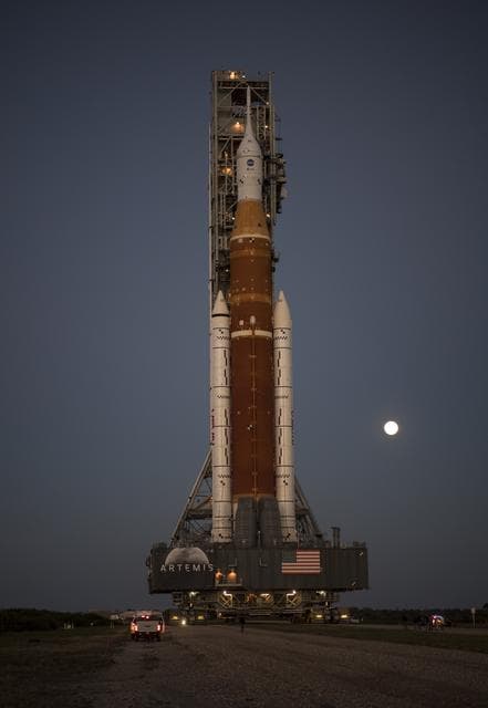 NASA image: Artemis I First Rollout