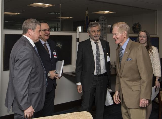 NASA image: (Admin Nelson Meets with Argentinian Space Agency)