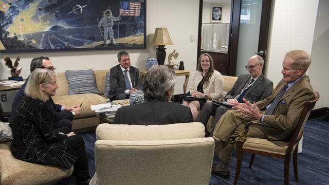 NASA image: (Admin Nelson Meets with Argentinian Space Agency)