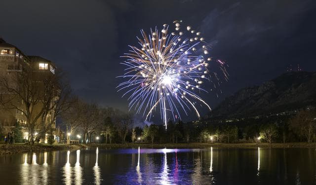 NASA image: 37th Space Symposium Fireworks