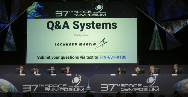 NASA image: Heads of Agency Panel at Space Symposium