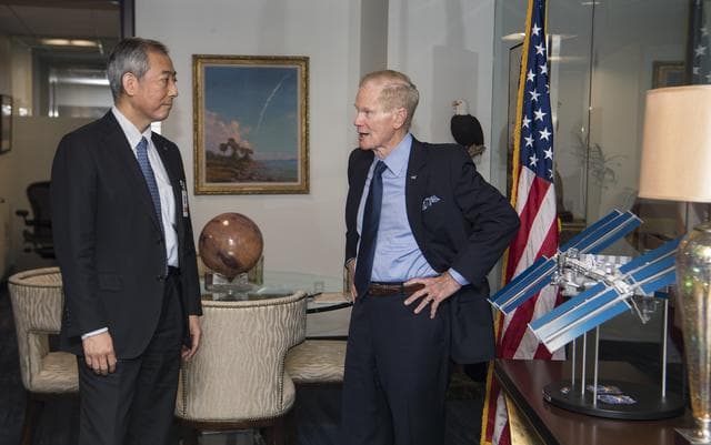 NASA image: NASA Admin Bill Nelson Meets with Representatives from JAXA