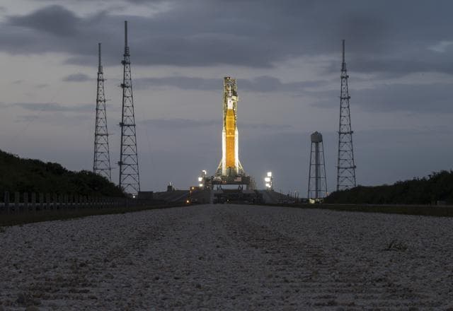 NASA image: Artemis 1 on Launch Pad 39B