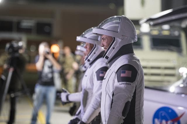 NASA image: SpaceX Crew-4 Crew Walkout