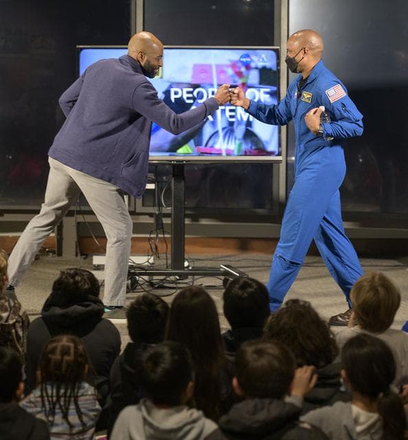 NASA image: Astronaut Victor Glover Inspires DC Area School Students