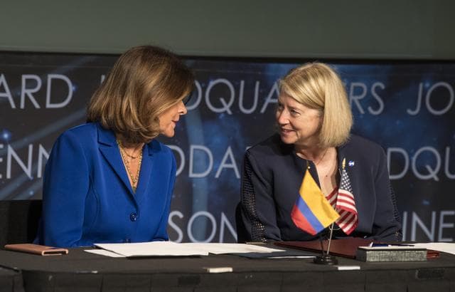 NASA image: Colombian Vice President Marta Lucía Ramírez Artemis Accords S