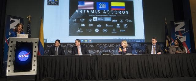 NASA image: Colombian Vice President Marta Lucía Ramírez Artemis Accords S