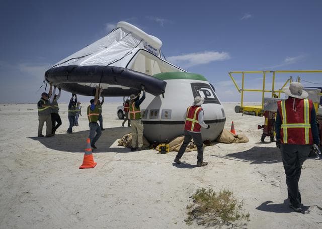 NASA image: Boeing Orbital Flight Test-2 Landing Mission Dress Rehearsal