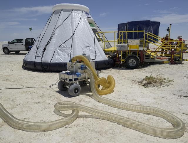 NASA image: Boeing Orbital Flight Test-2 Landing Mission Dress Rehearsal