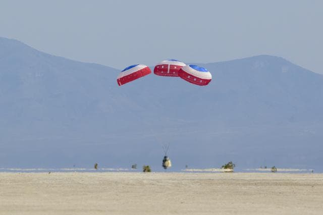 NASA image: Boeing Orbital Flight Test-2 Landing