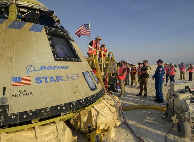 NASA image: Boeing Orbital Flight Test-2 Landing