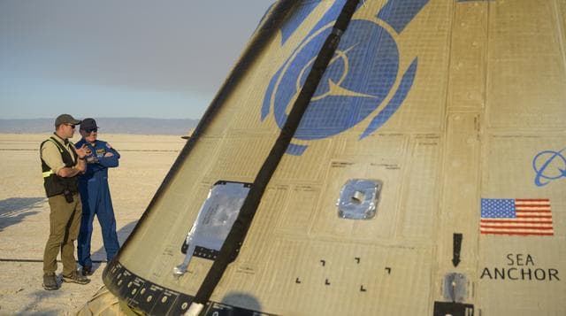 NASA image: Boeing Orbital Flight Test-2 Landing