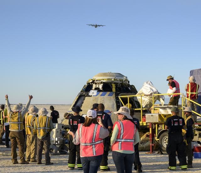 NASA image: Boeing Orbital Flight Test-2 Landing