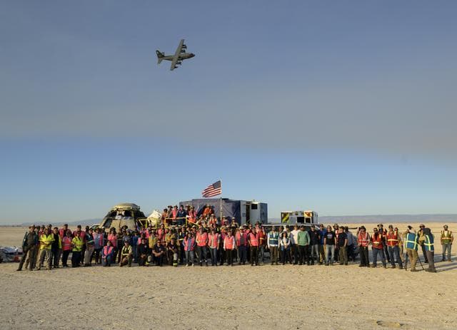 NASA image: Boeing Orbital Flight Test-2 Landing