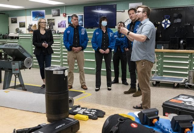 NASA image: NASA’s SpaceX Crew-2 astronauts tour National Geographic
