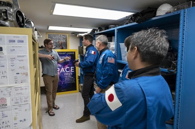 NASA image: NASA’s SpaceX Crew-2 astronauts tour National Geographic