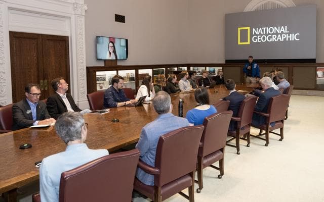 NASA image: NASA’s SpaceX Crew-2 astronauts meet with National Geographic 