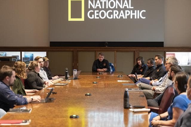 NASA image: NASA’s SpaceX Crew-2 astronauts meet with National Geographic 