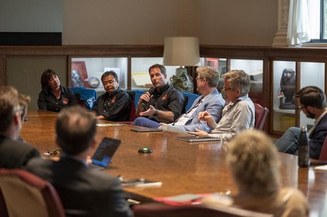 NASA image: NASA’s SpaceX Crew-2 astronauts meet with National Geographic 