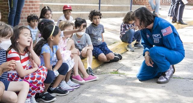 NASA's Crew-2 Astronauts Visit Arlington Elementary School