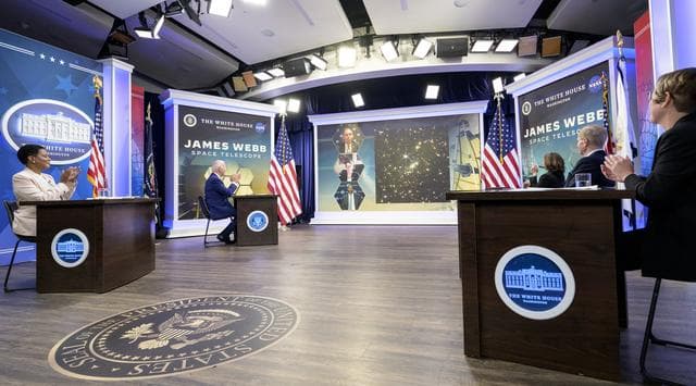 NASA image: President Biden Previews Image from Webb Space Telescope