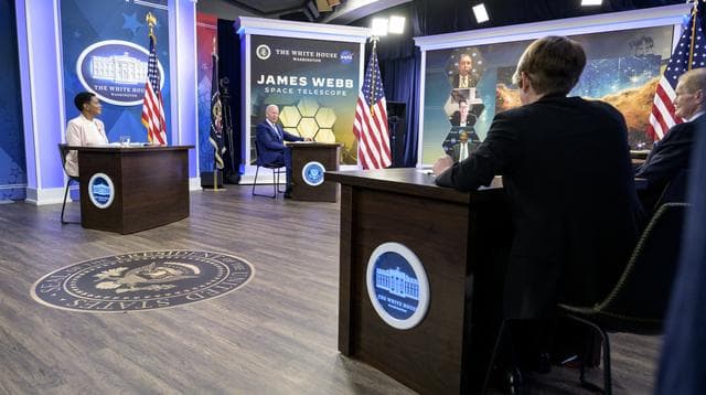 NASA image: President Biden Previews Images from Webb Space Telescope
