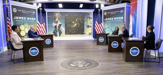NASA image: President Biden Previews Image from Webb Space Telescope