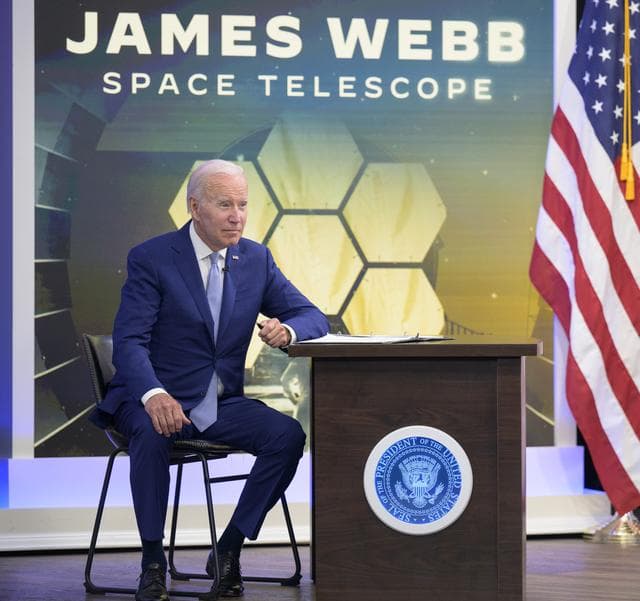 NASA image: President Biden Previews Images from Webb Space Telescope