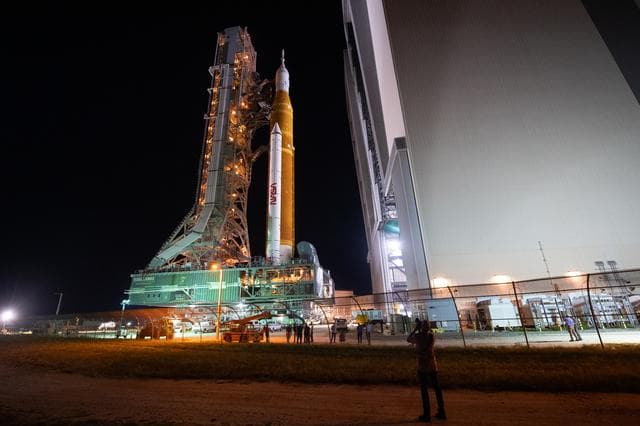 NASA image: Artemis I Rollout