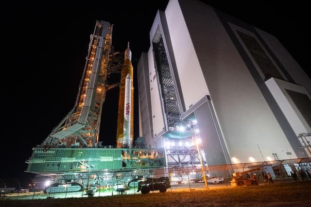 NASA image: Artemis I Rollout