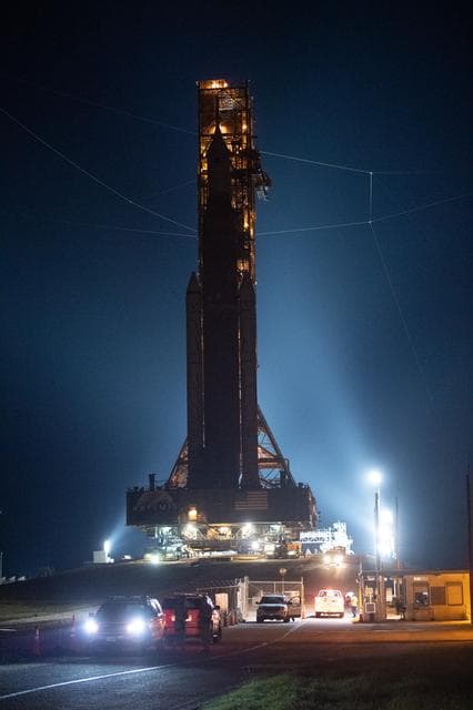 NASA image: Artemis I Rollout