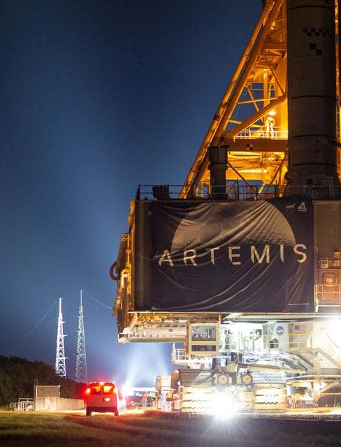 NASA image: Artemis I Rollout