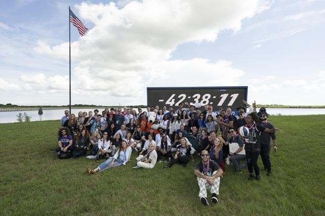 NASA image: Artemis I NASA Social with Snoopy