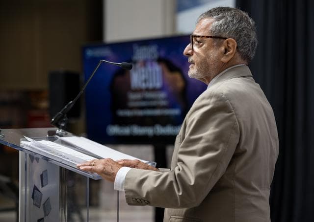 NASA image: JWST Stamp Issuance Ceremony
