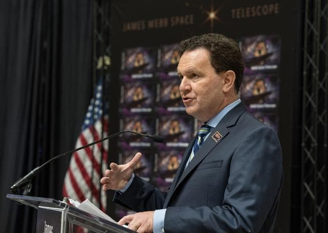 NASA image: JWST Stamp Issuance Ceremony