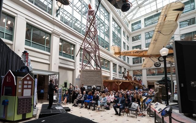 NASA image: JWST Stamp Issuance Ceremony