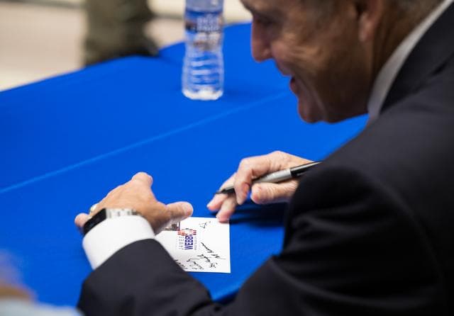 NASA image: JWST Stamp Issuance Ceremony