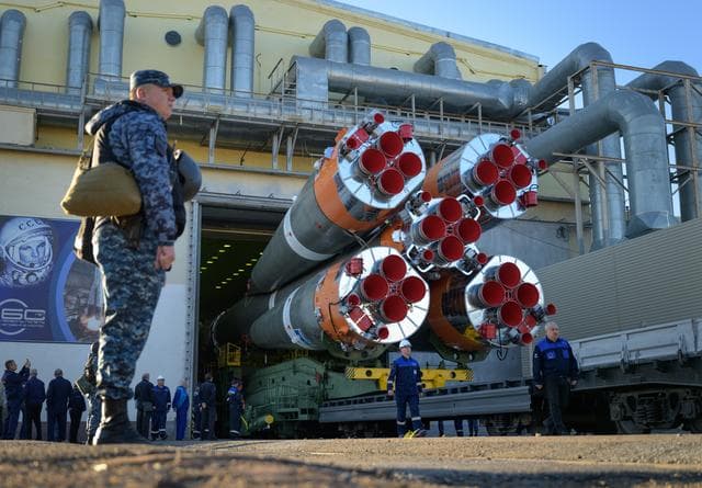 NASA image: Expedition 68 Soyuz Rollout